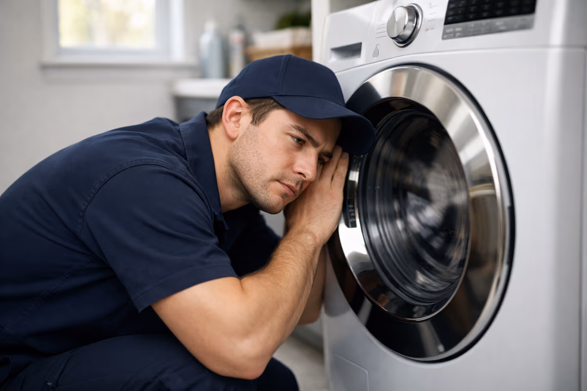 Diagnóstico de ruido en lavadora por técnico especializado en Cali