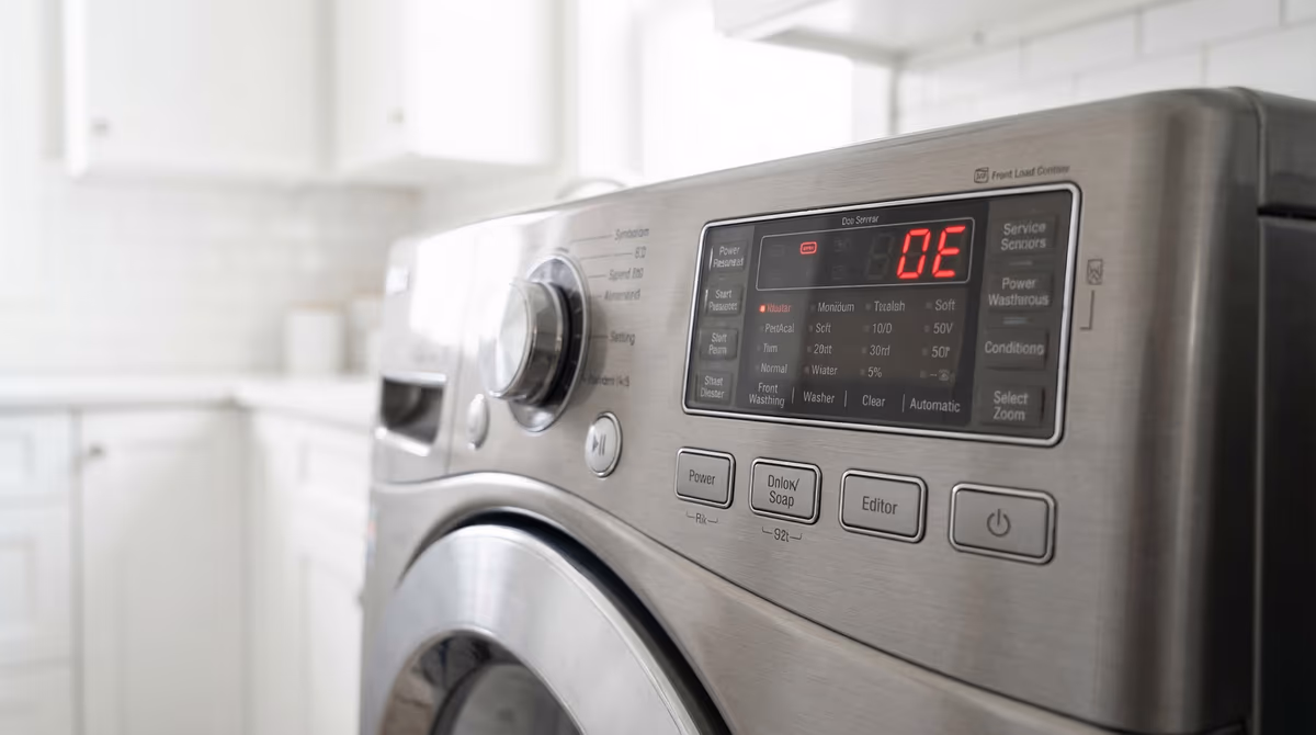 Lavadora LG con error OE de desagüe en Cali