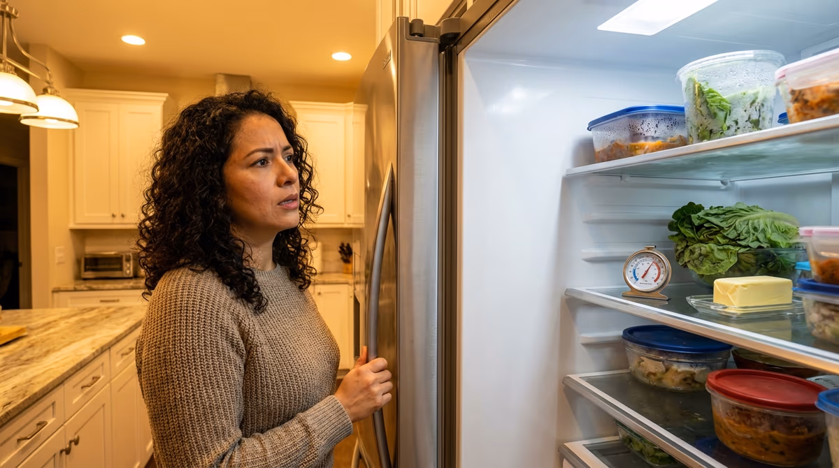 Nevera funcionando pero sin enfriar alimentos correctamente