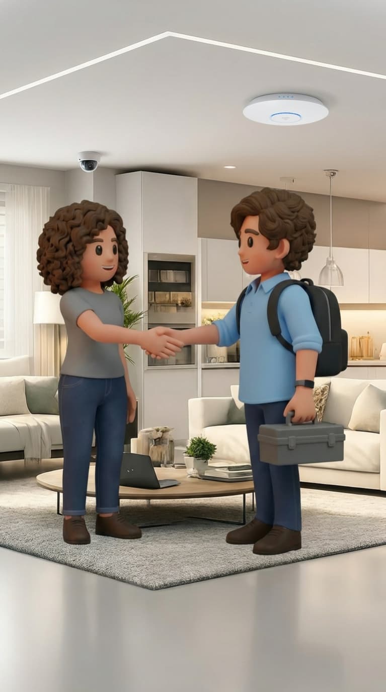 Técnico y cliente - SomosTécnicos