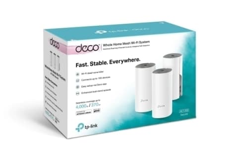 Router Mesh WiFi 5 AC1200 Dual Band TP-LINK Deco E4 (3-Pack) (T)