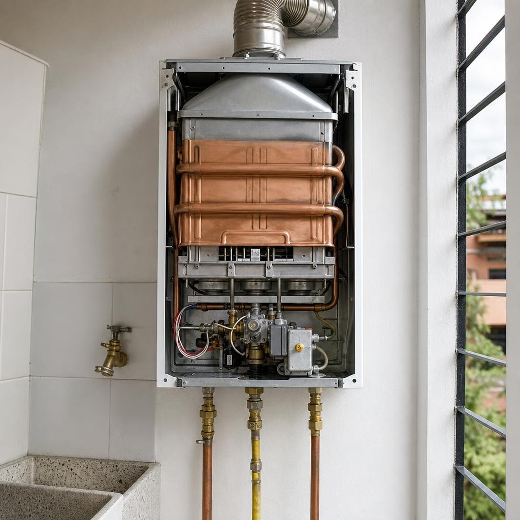 Cambio de tipo de gas en el calentador Bosch Therm 1500 en Cali: procedimiento seguro y advertencias