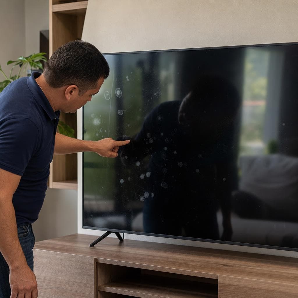 Manchas en la pantalla de tu TV LED: causas y soluciones en Cali
