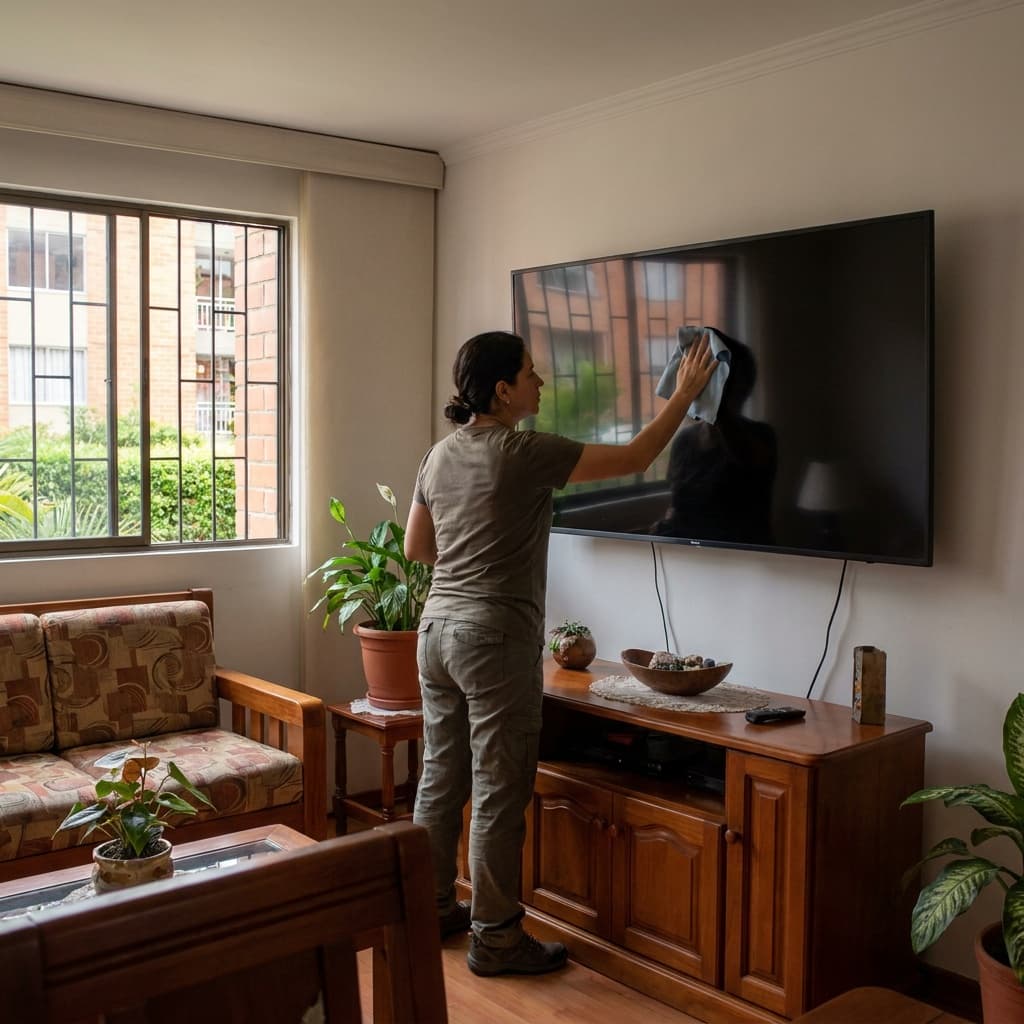 Cómo limpiar la pantalla de tu TV LED sin dañarla: métodos y productos seguros
